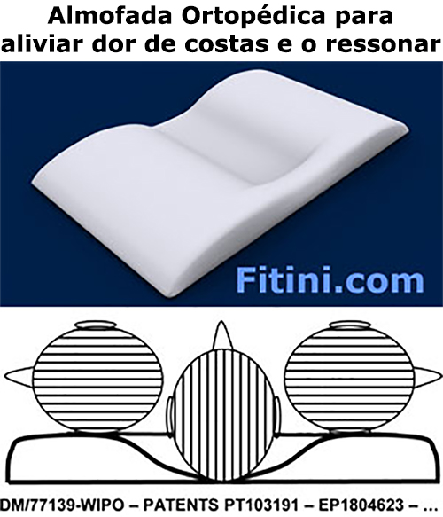 Fitini são as melhores almofadas patenteadas para a sua saúde: almofada anti-ressono, almofada anti-apneia, almofada anti-envelhecimento, almofada anti-insónia, almofada para as dores de costas, Durma como um Anjo!